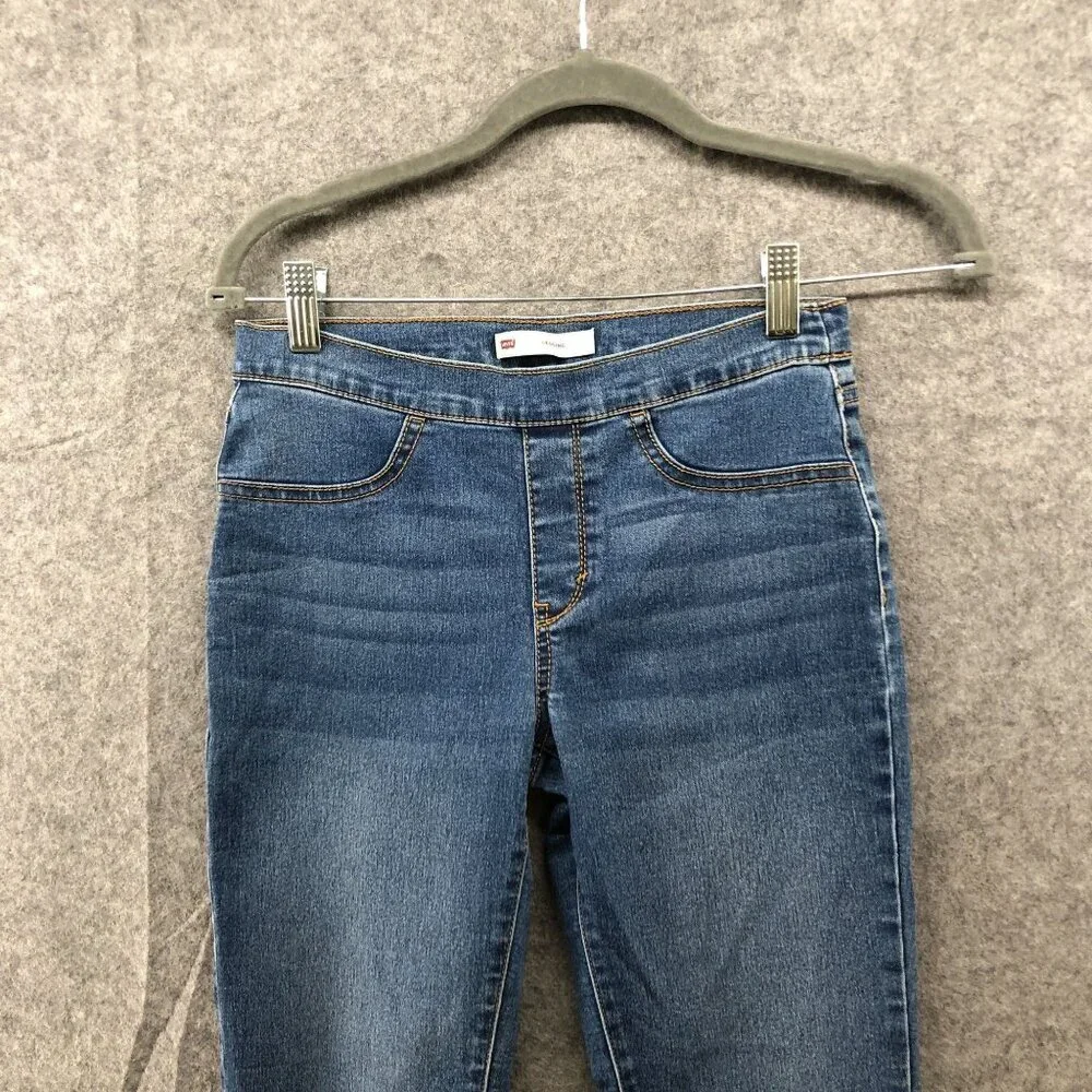 Levi's‎ Girls Size 14 Legging Jeans Pull On Jegging Blue Medium Wash Skinny